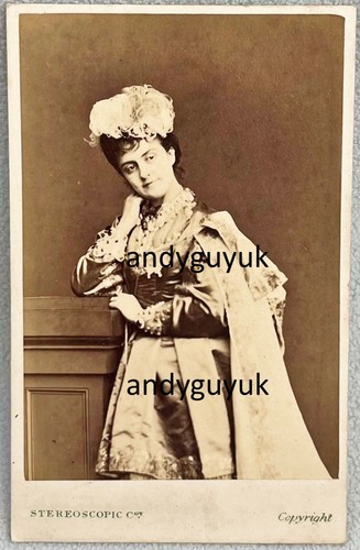 Cdv actress singer fanny - cdv,