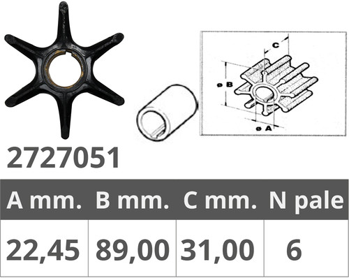 Girante yamaha mercury - girante, yamaha/mercury/selva