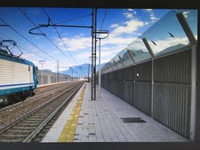 Barriera AntiRumore SCALA H0 HO 1/87 - TRENINI