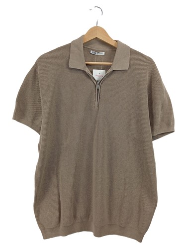 Zara polo uomo beige - zara,