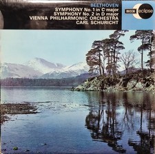 Beethoven - Sinfonia N. 1 & 2 / Carl Schuricht - LP
