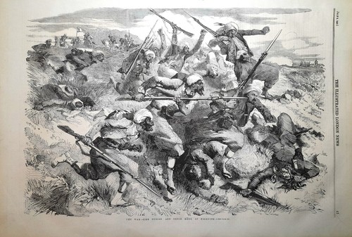 Stampa antica battaglia - stampa,