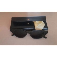 Retrò Occhiali Da Sole Donna, Ovali Occhio Di Gatto Neri