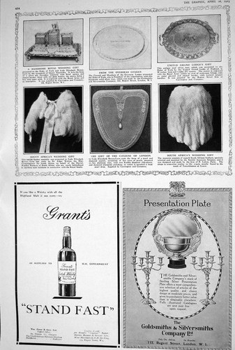 Vecchia stampa 1923 grants - vecchia,