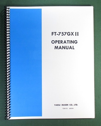 Yaesu 757gx manuale - ii,