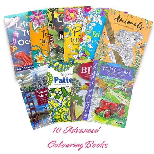 Random colouring books - 10,
