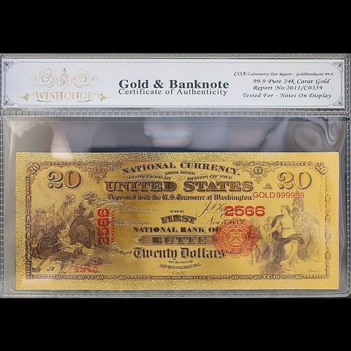 Banconota dollari oro 1875 - 20,