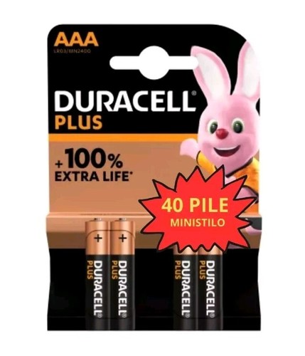 Batterie duracell plus - 40,