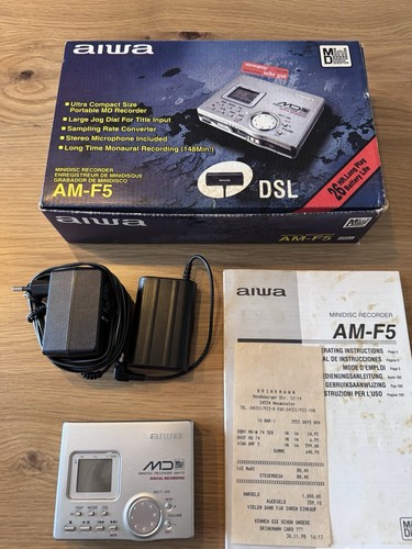 Aiwa minidisco portatile - am-f5,
