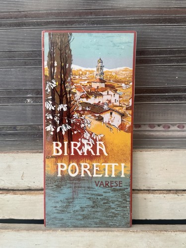 Placca birra poretti varese - placca,