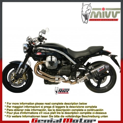 Scarico mivv oval carbonio con - scarico,