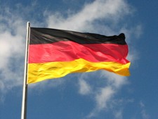 BANDIERA GERMANIA CON ASOLA
