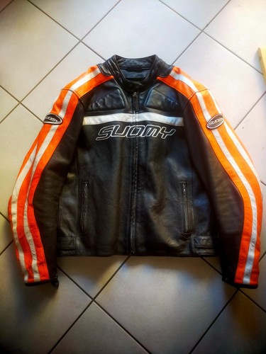 Giacca moto suomy - in, pelle