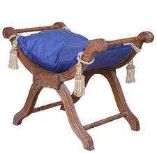 Sgabello gondola barocco panca