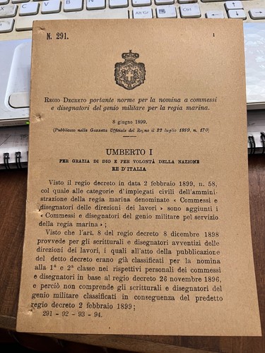 Regio decreto norme nomina - regio,