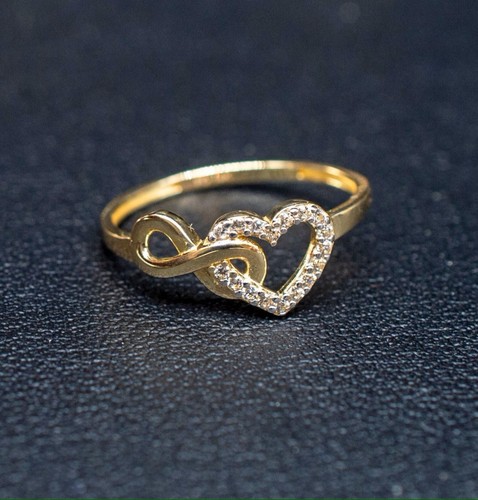 Anello cuore infinito vero - anello, in