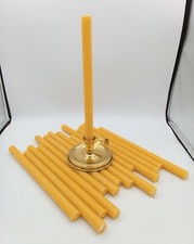 Candela con cera d'api 2cm (alta 40cm gr.110) cilindro intero