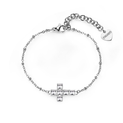 Sagapo bracciale croce - sagapo, donna