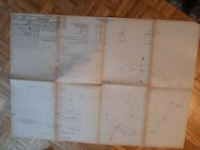 ENGINE BMW  M70 , 1990s Gunuine blueprint  flywheel  ( 80 cm / 31" ) 