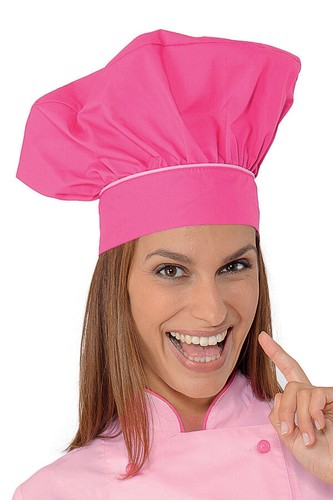 Cappello cuoco fuxia rosa - cuoco,
