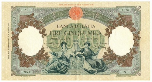 5000 lire capranesi - lire,