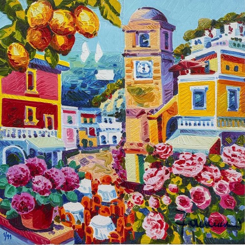 Pace nella piazzetta - di, capri