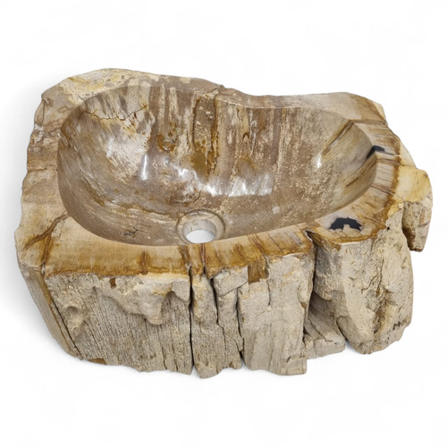 Lavabo legno fossilizzato - lavabo,