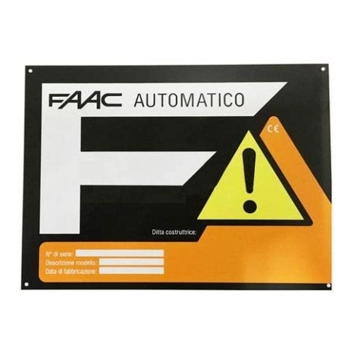 Faac 732106 cartello - 732106,
