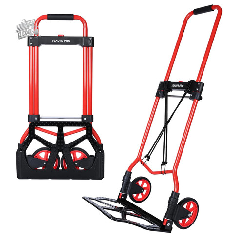 Folding shopping trolley