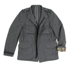 GIACCA DANIELE ALESSANDRINI GRIGIO LANA MELTON, taglia L