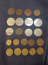 Lotto di 22 Gettoni, sala giochi,consumazione bar,wap,FUN,ITALMEC,PKW,e cc..