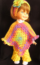 SET PONCHO FATTO A MANO