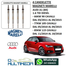 4 CANDELETTE MAGNETI MARELLI