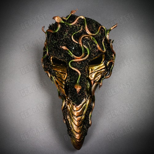 Medusa serpente teschio corvo - medusa,