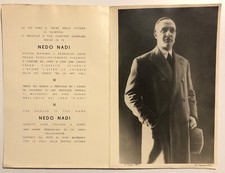 Nedo Nadi Campione del Mondo di Scherma Fioretto Sciabola in ricordo della morte