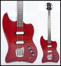 De Armond gy Guild JET STAR BASS CHERRY anni 2000 raro!! Buone condizioni