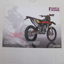 per fantic motor caballero 125 2008 regoralita motard casa depliant brochure