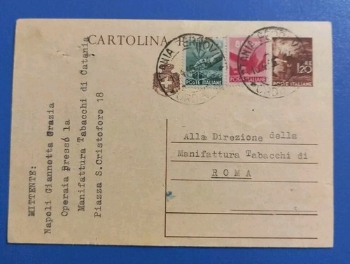 1946 intero postale