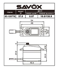 Savox Black Edition, servo