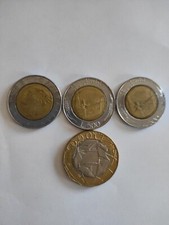 monete lire 3 da 500 +1 da