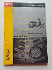 Aprilia 50 Scarabeo Ditech 2001 catalogo ricambi TELAIO originale vers. 00