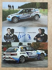 Autografo Rally Fabian Bartel Andreas Bartel Austria