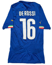 maglia italia De Rossi World Cup 2014 Jersey home XL player issue Puma shirt