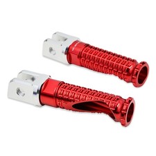 Red Mpro Rider Front Foot Pegs