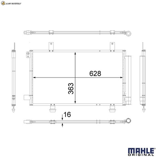 Condensatore climatizzatore - condensatore,