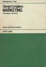 MARKETING : STRATEGIE E TECNICHE - CORIGLIANO - ETAS