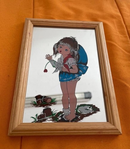 Specchietto cornice bambina - cornice,