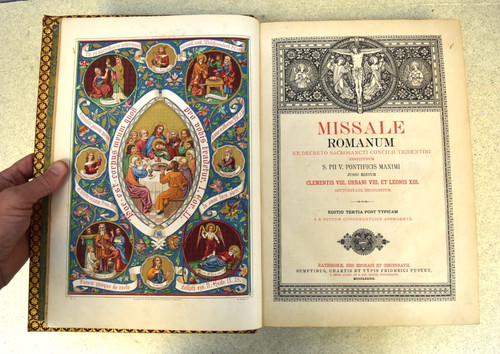 Antico messale romano - antico,