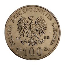 MONETA 100 ZLOTIH 1988