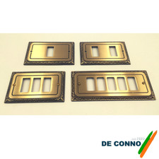 Placca bronzata in ottone